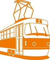 Tramway clip art Thumbnail