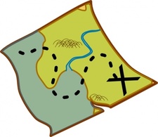 Treasure Map clip art