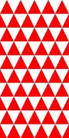 Triangles Equal 2 Pattern clip art Thumbnail