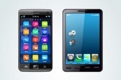 Two Vector Smartphones Thumbnail