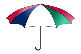 Umbrella, colorful