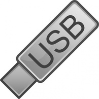 Usb Flash Drive Icon clip art