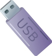 Usb Thumbdrive Flash Memory Storage clip art Thumbnail