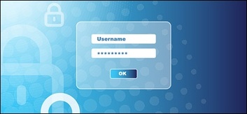 Users log on vector interface material Thumbnail