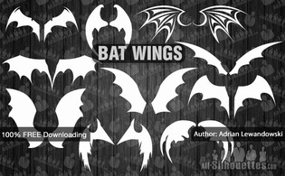Vector bat wings Thumbnail