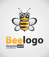 Vector Bee for Business Logo or Icons