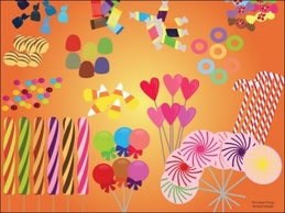 Vector Candies and Sweets Thumbnail