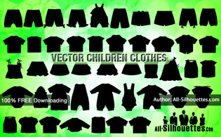 Vector Children Clothes