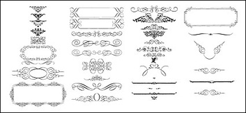 Vector exquisite lace