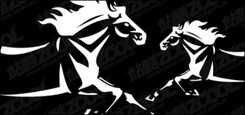 Vector horses material