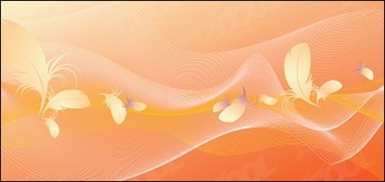 Vector lines and soft feathers material Thumbnail