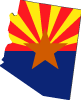 Vector Map Of Arizona Thumbnail