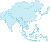 Vector Map Of Asia