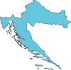 Vector Map Of Croatia Thumbnail
