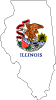 Vector Map Of Illinois Thumbnail