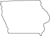 Vector Map Of Iowa Thumbnail