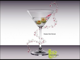 Vector Martini Glass