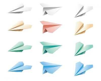Vector Paper Airplane Thumbnail