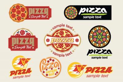 Vector Pizza Logotypes Thumbnail