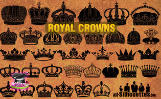 Vector Royal Crowns Thumbnail