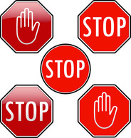 Vector Stop Signs Thumbnail