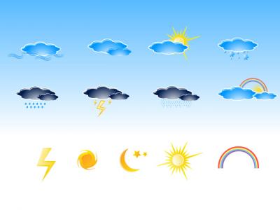 Vector Weather Icons Thumbnail