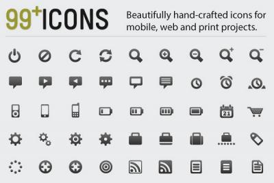 Vector Web Icons Thumbnail