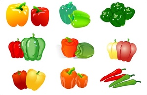 Vegetable Vector - Pepper Thumbnail