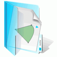 Vista Folder Translucid Icon - Vetorial Files