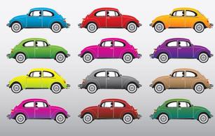 Volkswagen Beetle Vectors Thumbnail