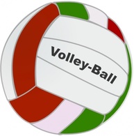 Volley Ball clip art Thumbnail