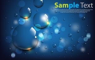 Water Background Vector Thumbnail