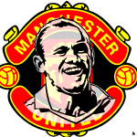 Wayne Rooney With Man Utd Vector Thumbnail
