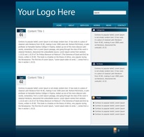 Web Template Vector