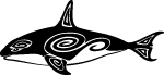 Whale Tribal Free Vector