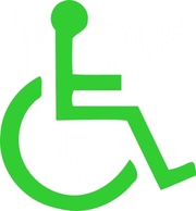 Wheelchair Symbol clip art