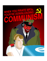 When you pirate MP3s you are downloading COMMUNISM Thumbnail