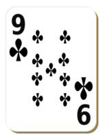 White deck: 9 of clubs Thumbnail