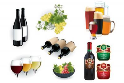 Wine & Beer Vector Graphics Thumbnail