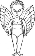 Winged One clip art Thumbnail