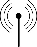 Wireless Wifi Symbol clip art Thumbnail