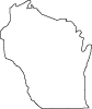 Wisconsin Vector Map Thumbnail