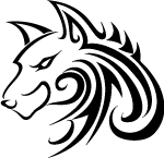 Wolf Tattoo Vector 2