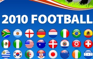World Cup 2010 Football Vector Flags Thumbnail