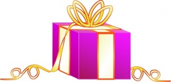 Wrapped Gift clip art Thumbnail