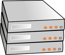 X86 Rack Servers clip art