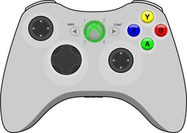 Xbox Gamepad clip art Thumbnail