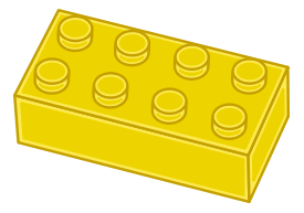 Yellow LEGO Brick Thumbnail