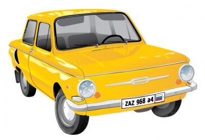 Yellow ZAZ car Thumbnail
