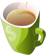 Zielony Kubek HerbatyGreen Mug Of Tea clip art Thumbnail